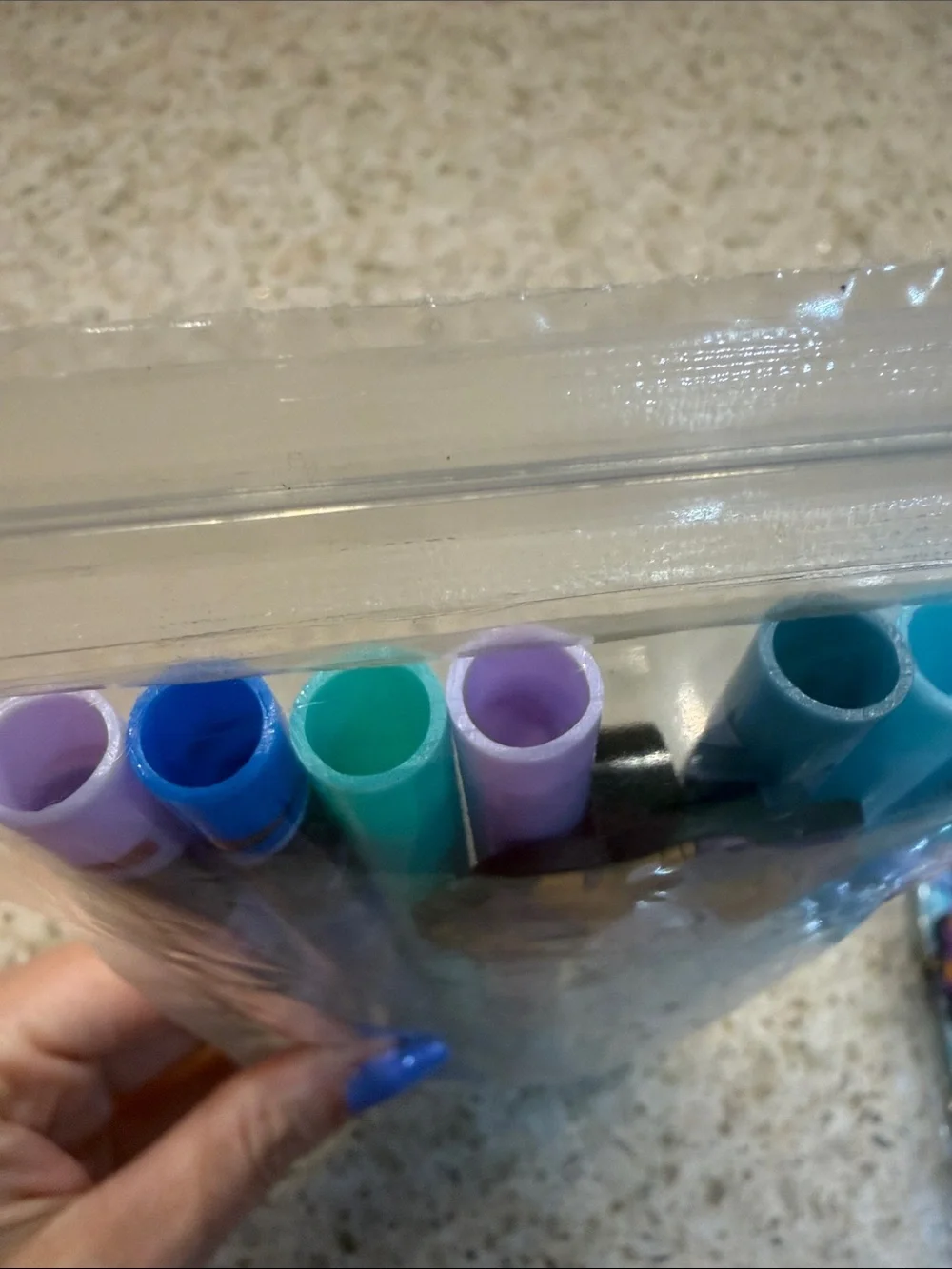 Kids' Frozen Character Party Straws - Blue, Purple & Teal